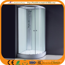 Low Tray White Glass Shower Set (ADL-8603)